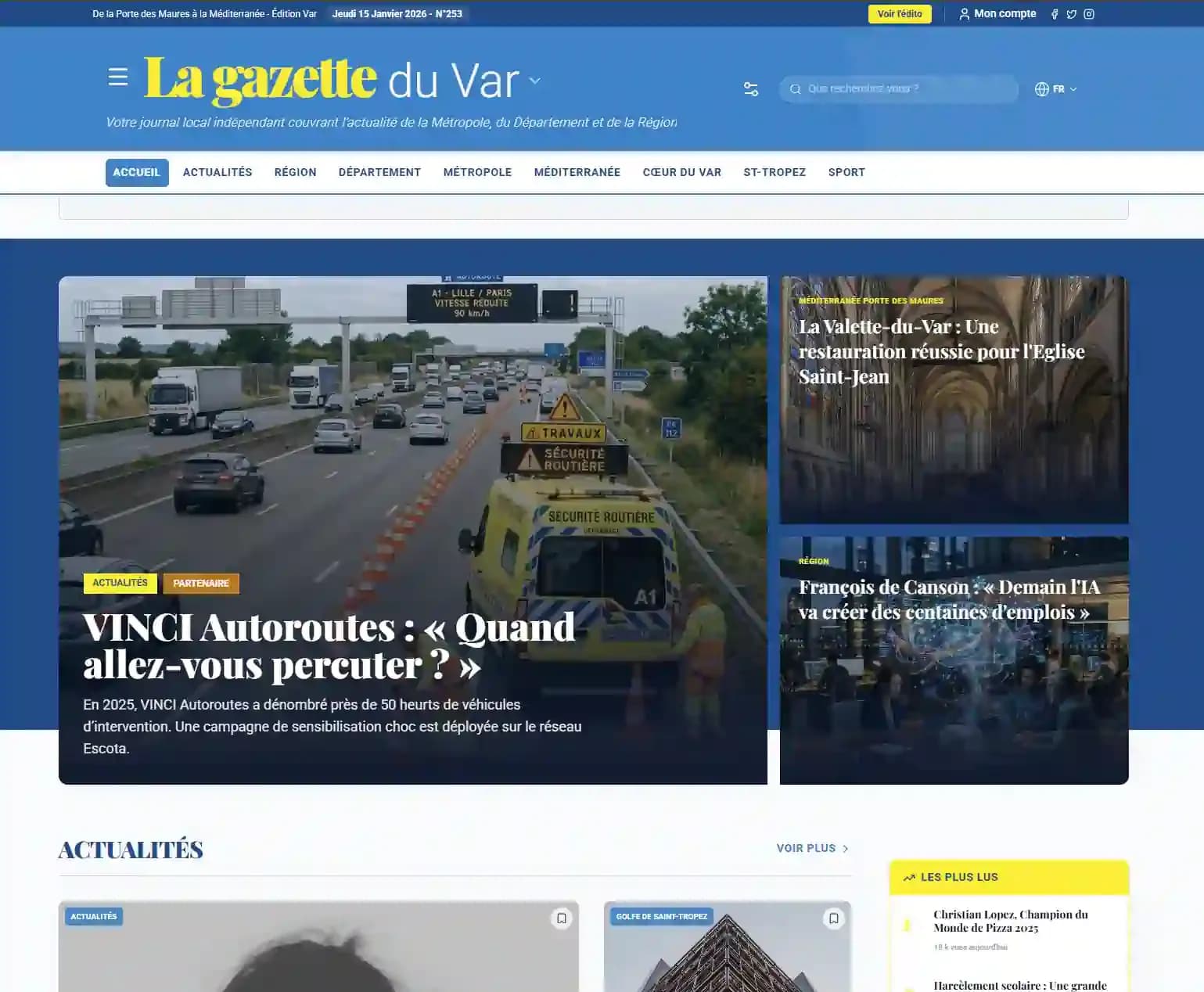 L'ADN de votre journal historique repensé pour le web